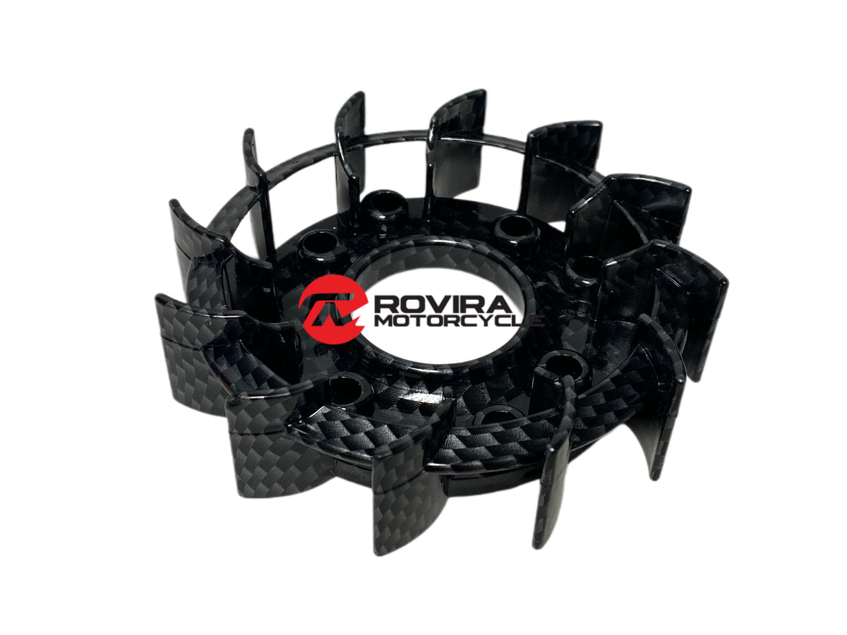 Carbon Fiber style racing fan for GY6 150